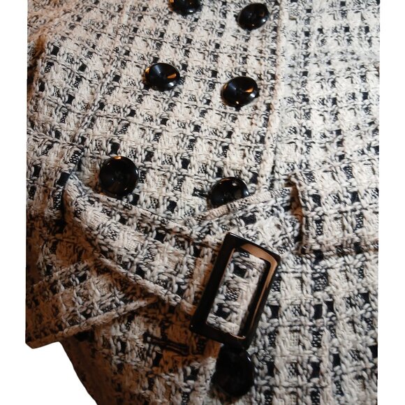 WHITE HOUSE BLACK MARKET TWEED Wool Blend Peacoat XXS - Picture 5 of 10